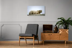 Tablou Canvas, "Urs polar odihnindu-se pe ghețar", 90 x 50 cm – poza 6