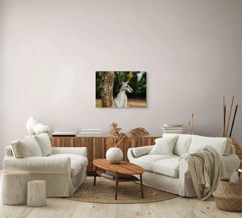 Tablou Canvas, "Cangurul la umbra copacului bătrân", 70 x 50 cm – poza 6