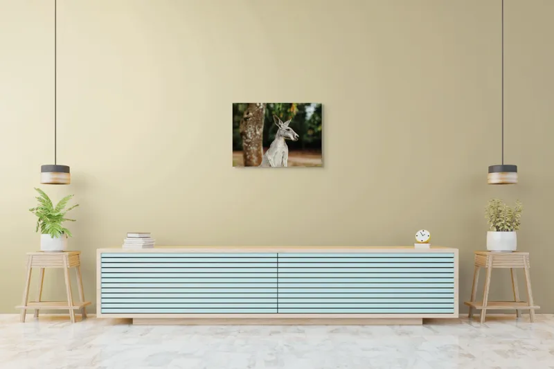 Tablou Canvas, "Cangurul la umbra copacului bătrân", 70 x 50 cm – poza 7