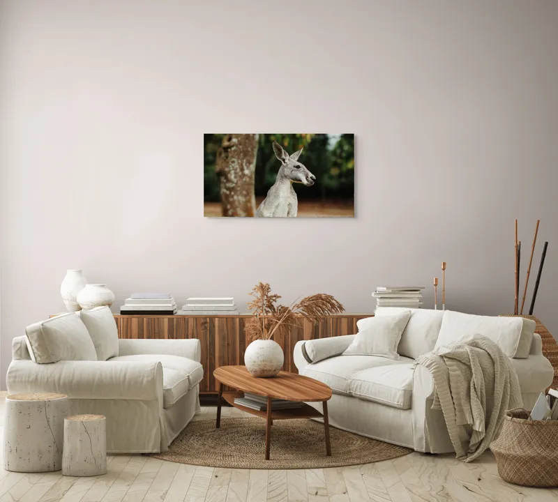 Tablou Canvas, "Cangurul la umbra copacului bătrân", 90 x 50 cm – poza 4