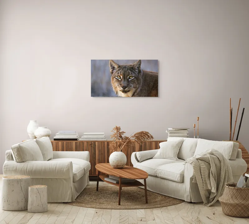 Tablou Canvas, "Privirea ageră a râsului european", 90 x 50 cm – poza 4
