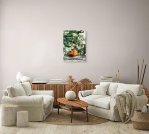 Tablou Canvas, "Rață roșcată odihnindu-se în pădure", 50 x 70 cm – poza 4