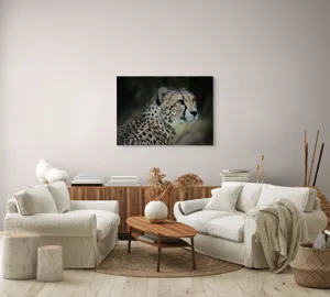 Tablou Canvas, "Grația și viteza ghepardului în sălbăticie", 100 x 70 cm – poza 3