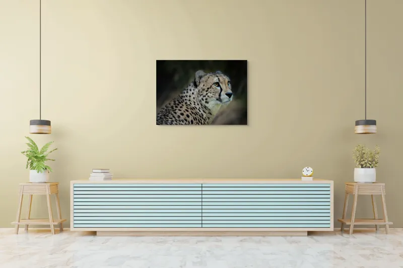 Tablou Canvas, "Grația și viteza ghepardului în sălbăticie", 100 x 70 cm – poza 4