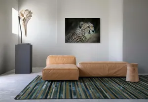 Tablou Canvas, "Grația și viteza ghepardului în sălbăticie", 100 x 70 cm – poza 7