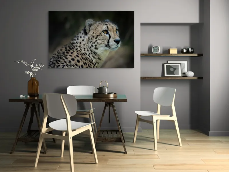 Tablou Canvas, "Grația și viteza ghepardului în sălbăticie", 150 x 100 cm – poza 5
