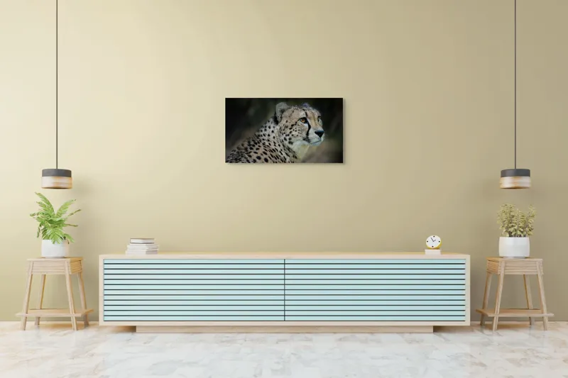Tablou Canvas, "Grația și viteza ghepardului în sălbăticie", 90 x 50 cm – poza 5