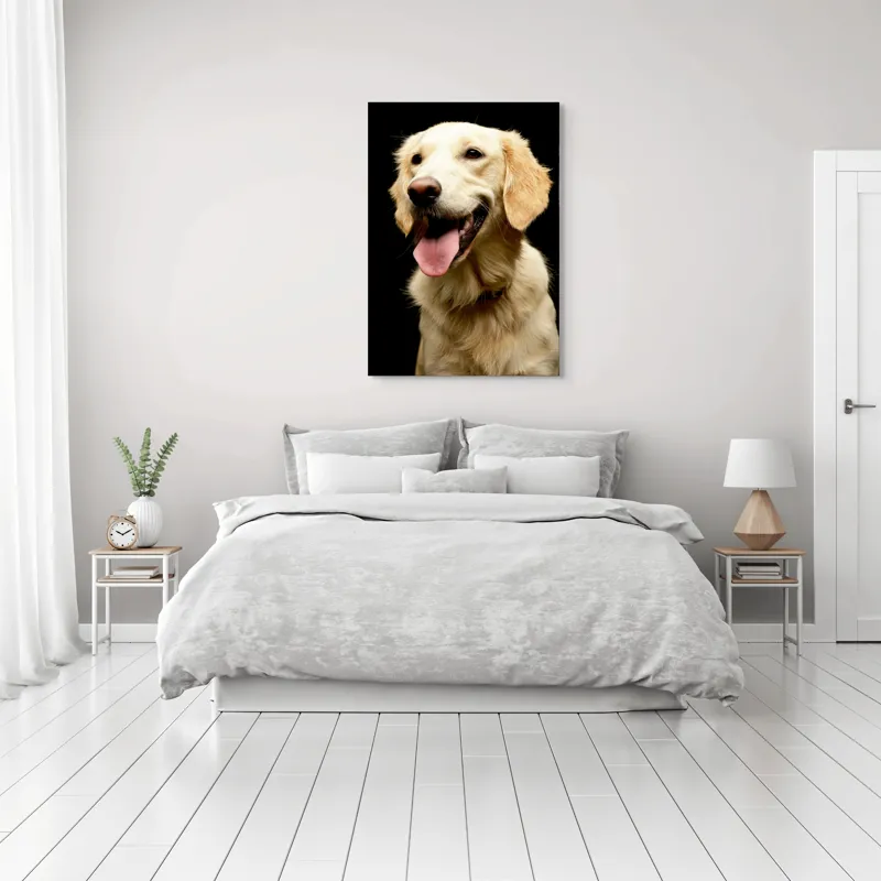 Tablou Canvas, "Aur curgător în blană de câine", 70 x 100 cm – poza 3