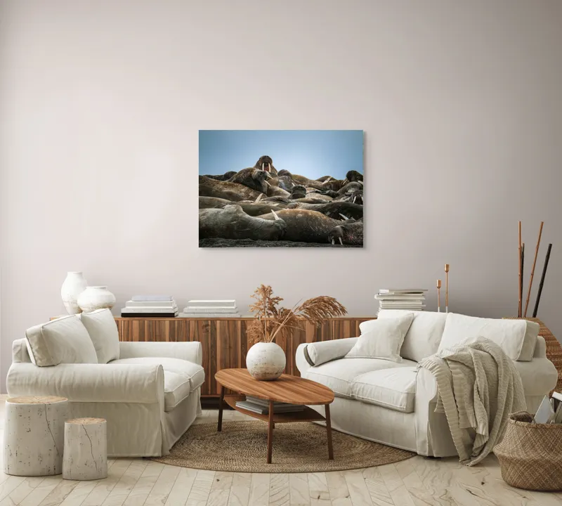 Tablou Canvas, "În împărăția morsei somnoroase", 100 x 70 cm – poza 3