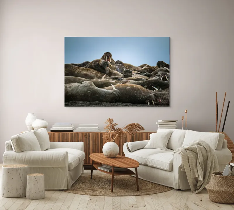 Tablou Canvas, "În împărăția morsei somnoroase", 150 x 100 cm – poza 3