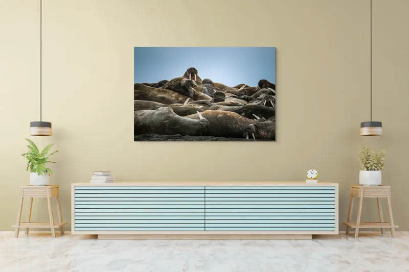 Tablou Canvas, "În împărăția morsei somnoroase", 150 x 100 cm – poza 6