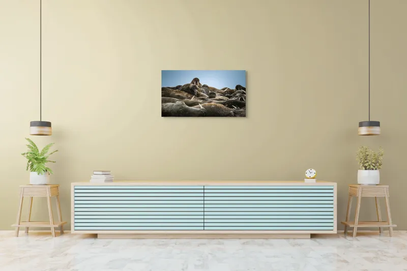 Tablou Canvas, "În împărăția morsei somnoroase", 90 x 50 cm – poza 5