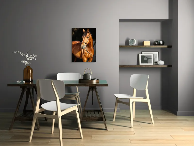 Tablou Canvas, "Calut nobil in lumina calda", 50 x 70 cm – poza 5