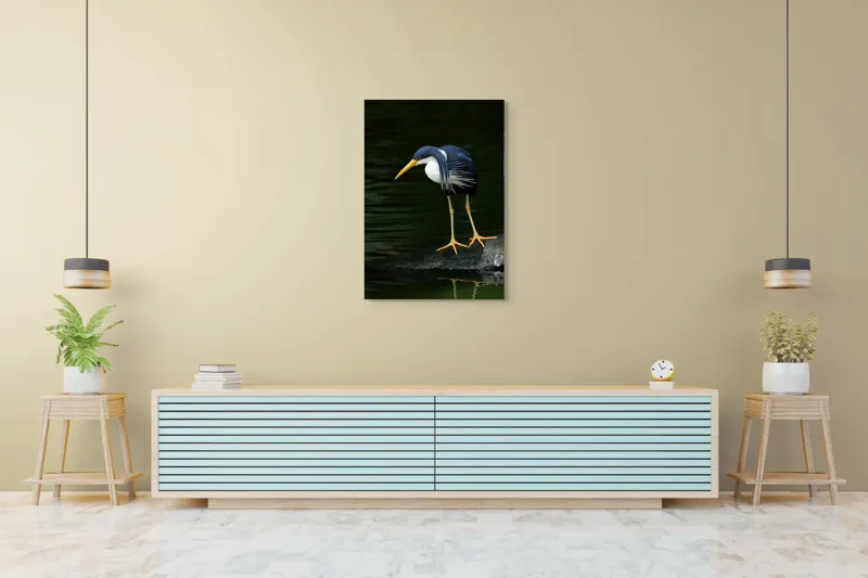 Tablou Canvas, "Privirea păsării către adâncuri verzi", Îmi pare rău, nu pot face asta., 70 x 100 cm – poza 5