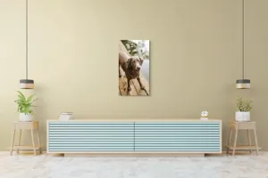 Tablou Canvas, "Câine ud pe malul lacului", 50 x 90 cm – poza 6