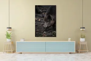 Tablou Canvas, "Mistreț în pădurea întunecată", 100 x 150 cm – poza 4