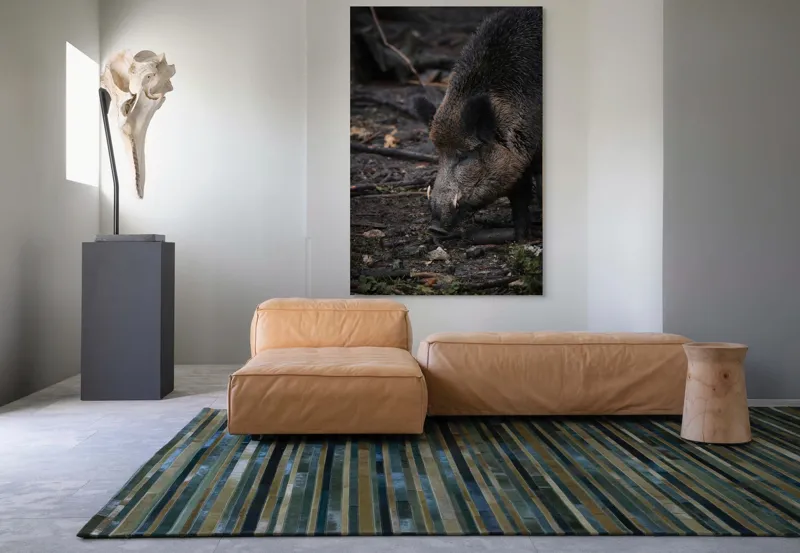 Tablou Canvas, "Mistreț în pădurea întunecată", 100 x 150 cm – poza 7