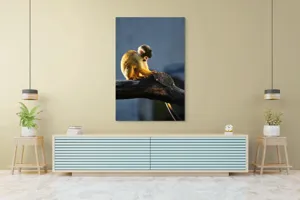 Tablou Canvas, "Maimuța visătoare pe ramură bătrână", 100 x 150 cm – poza 4