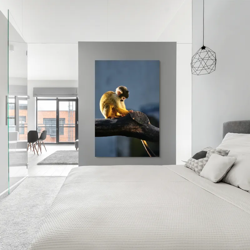 Tablou Canvas, "Maimuța visătoare pe ramură bătrână", 100 x 150 cm – poza 5