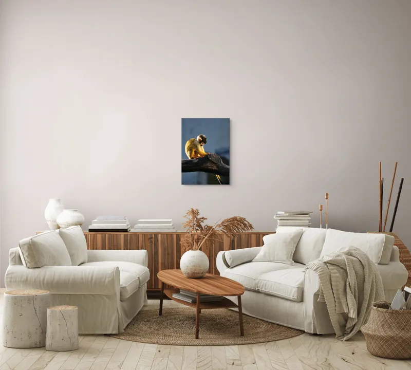 Tablou Canvas, "Maimuța visătoare pe ramură bătrână", 39 x 54 cm – poza 5