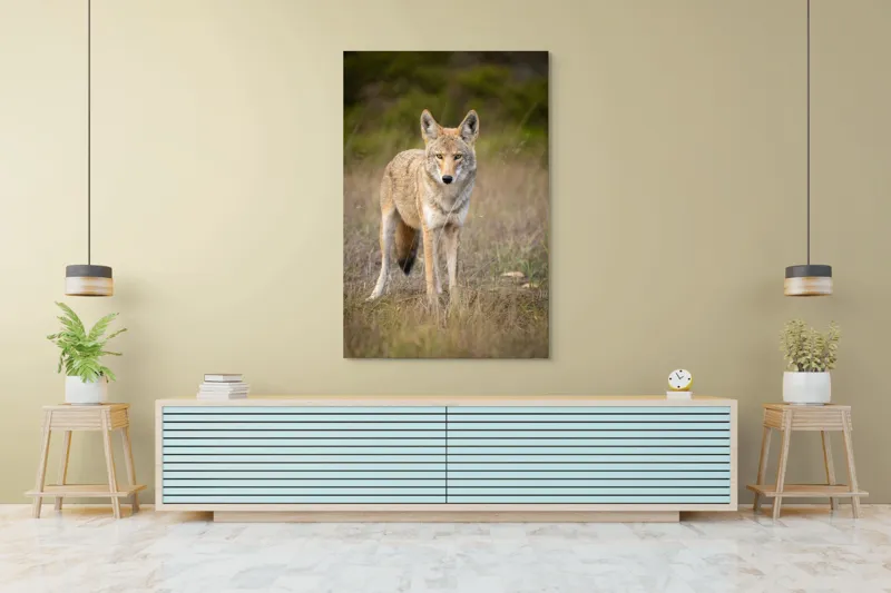 Tablou Canvas, "Lupuleț în iarba deasă toamna", 100 x 150 cm – poza 4