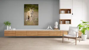 Tablou Canvas, "Lupuleț în iarba deasă toamna", 100 x 150 cm – poza 8