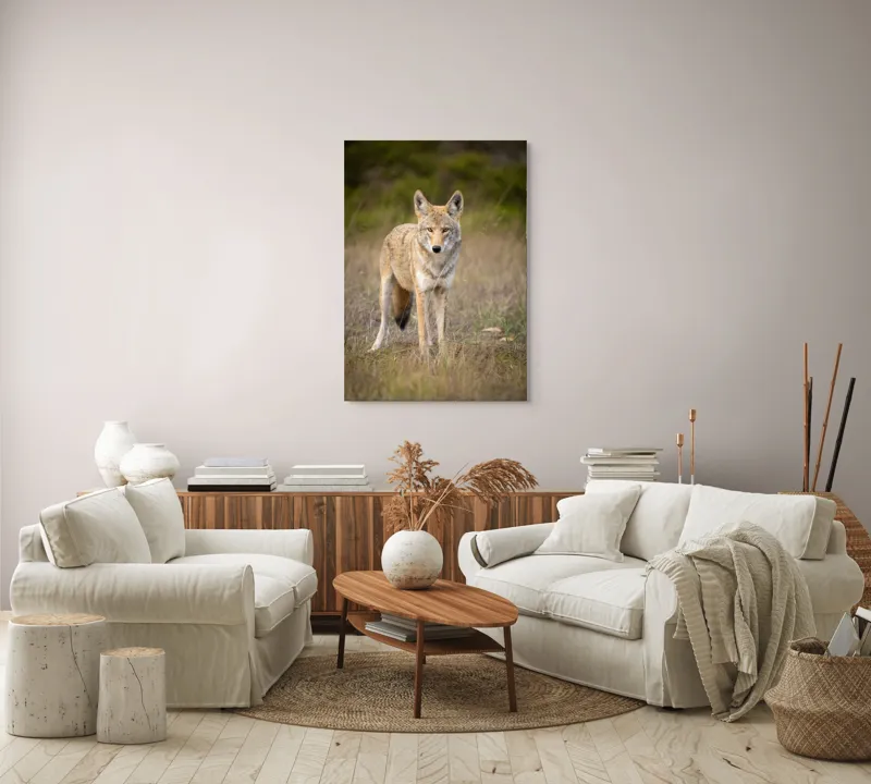 Tablou Canvas, "Lupuleț în iarba deasă toamna", 70 x 100 cm – poza 4