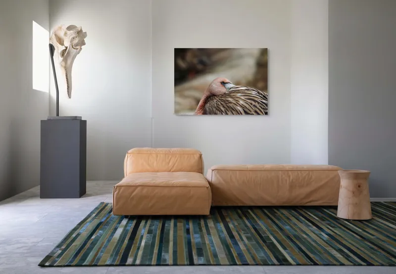 Tablou Canvas, "Pasărea somnoroasă pe malul apei", 100 x 70 cm – poza 7