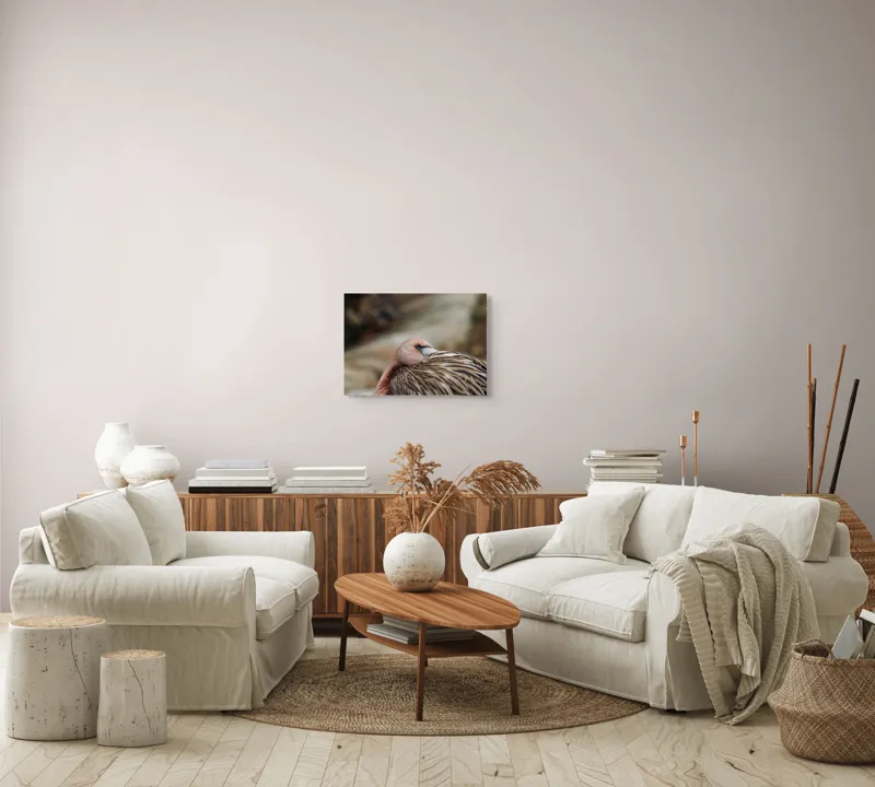 Tablou Canvas, "Pasărea somnoroasă pe malul apei", Îmi pare rău, nu pot spune cine sau ce este acest animal., 54 x 39 cm – poza 5