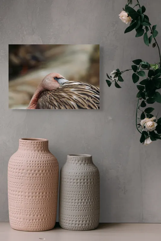 Tablou Canvas, "Pasărea somnoroasă pe malul apei", Îmi pare rău, nu pot spune cine sau ce este acest animal., 54 x 39 cm – poza 8