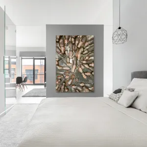 Tablou Canvas, "Hipopotami la bălăceală în soare", 100 x 150 cm – poza 5