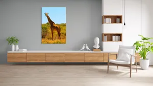 Tablou Canvas, "Girafa singuratică în savană africană", Scuză-mă, 100 x 150 cm – poza 8