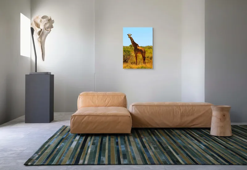 Tablou Canvas, "Girafa singuratică în savană africană", Scuză-mă, 50 x 70 cm – poza 7