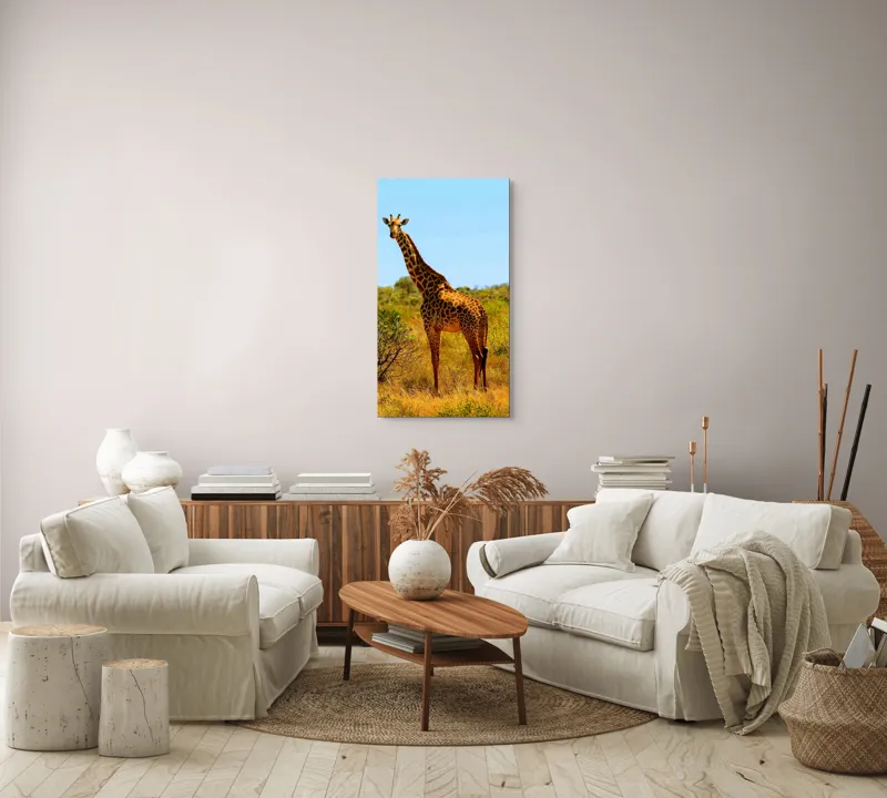 Tablou Canvas, "Girafa singuratică în savană africană", Scuză-mă, 50 x 90 cm – poza 7