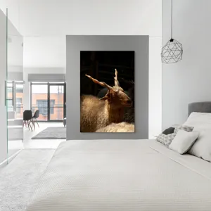 Tablou Canvas, "Capra în lumina soarelui blând", 100 x 150 cm – poza 5
