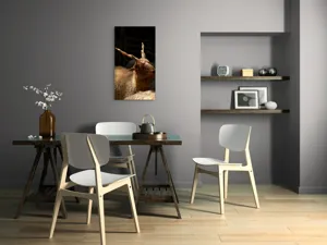 Tablou Canvas, "Capra în lumina soarelui blând", 50 x 90 cm – poza 4