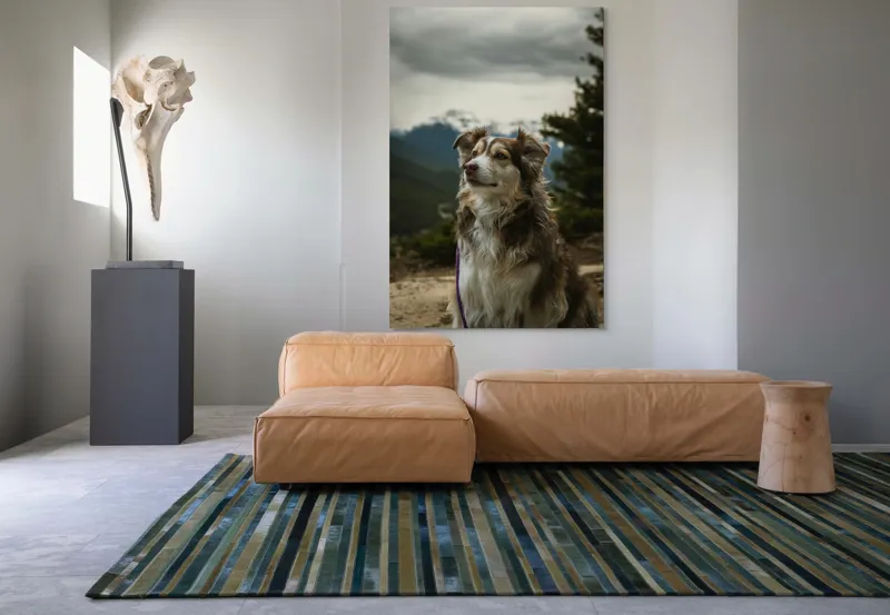 Tablou Canvas, "Paznic al vârfurilor înzăpezite", 100 x 150 cm – poza 7