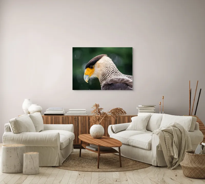Tablou Canvas, "Privirea enigmatică a pasării răpitoare", 100 x 70 cm – poza 3