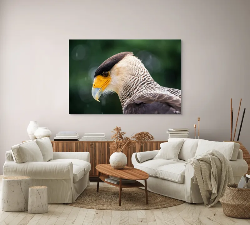 Tablou Canvas, "Privirea enigmatică a pasării răpitoare", 150 x 100 cm – poza 3