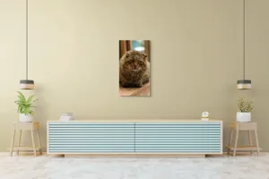 Tablou Canvas, "Pisica înțeleaptă la marginea ferestrei", 50 x 90 cm – poza 6
