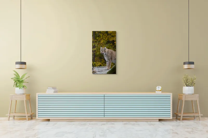 Tablou Canvas, "Râsul în pădurea aurie de toamnă", 50 x 90 cm – poza 6