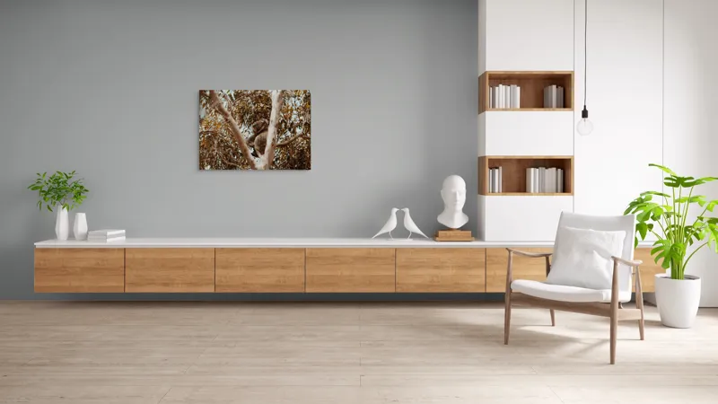 Tablou Canvas Natura Koala odihnindu-se printre ramuri mari, 100 x 70 cm – poza 6