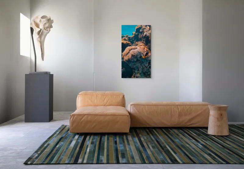 Tablou Canvas, "Coral spectaculos în adâncurile oceanului", Corali, Ocean, Pește, Colorat, Alge, Frumusețe, Subacvatică, Ecosistem, Biodiversitate, Viață, Marină, Scufundare, 50 x 90 cm – poza 5