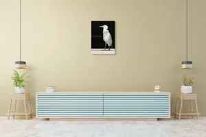Tablou Canvas, "Egreta în lumina dimineții senine", 50 x 70 cm – poza 6